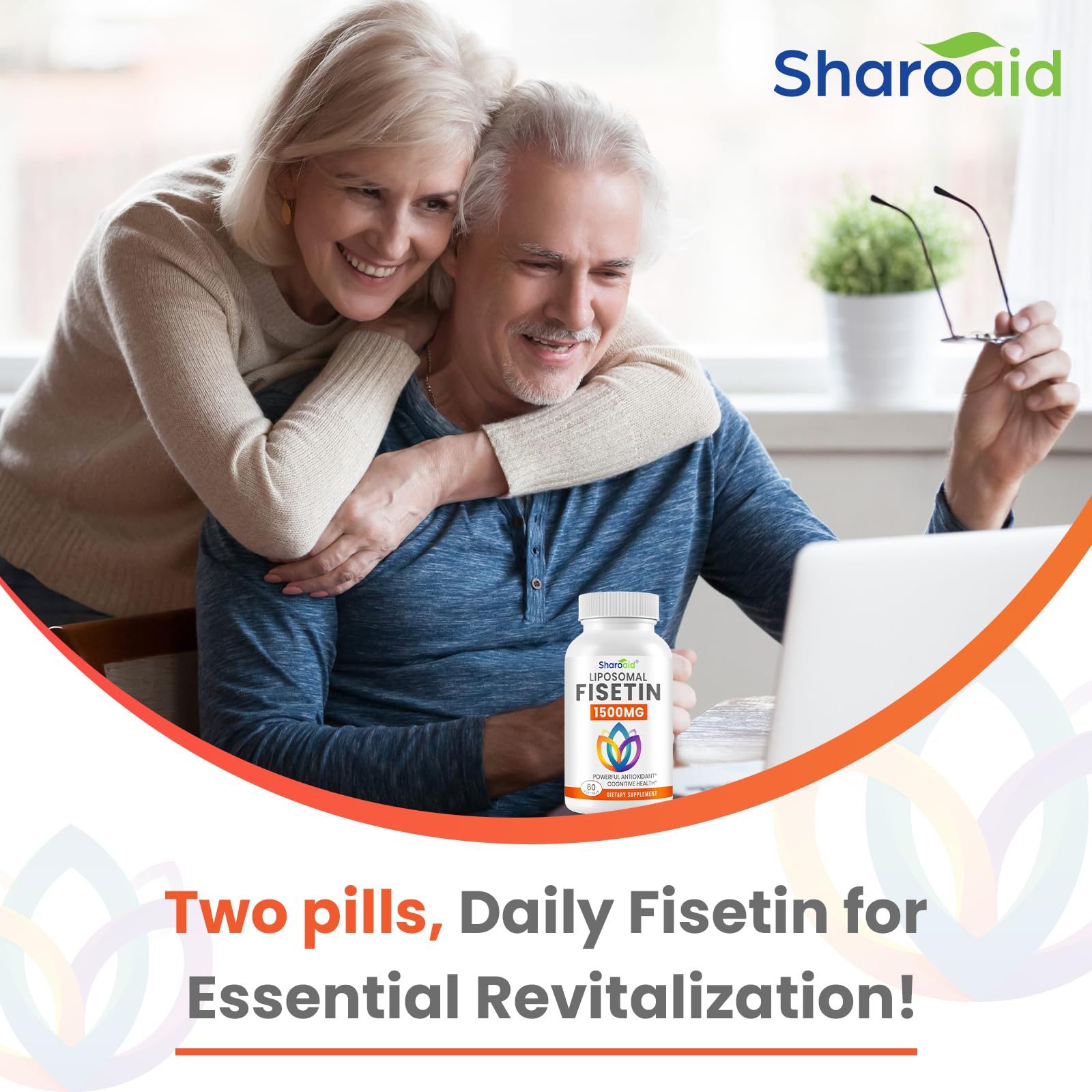 Foto 7 pulgar | Suplementos Sharoaid Fisetin 1500 Mg Liposomal Delivery 120 Cápsulas Blandas - Venta Internacional.