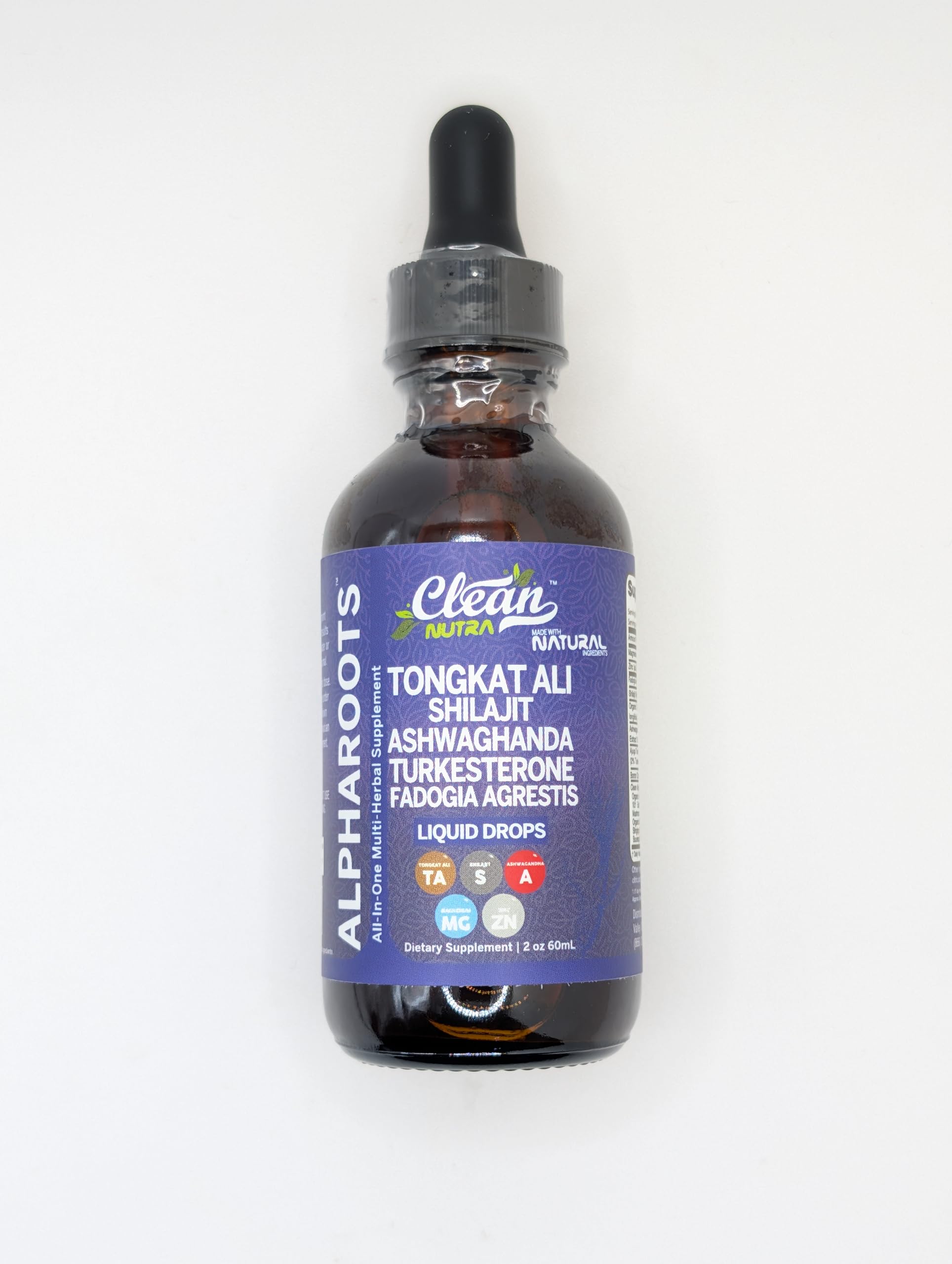 Foto 7 pulgar | Suplemento Clean Nutra Alpha Roots Para Hombres Con Tongkat Ali - Venta Internacional.