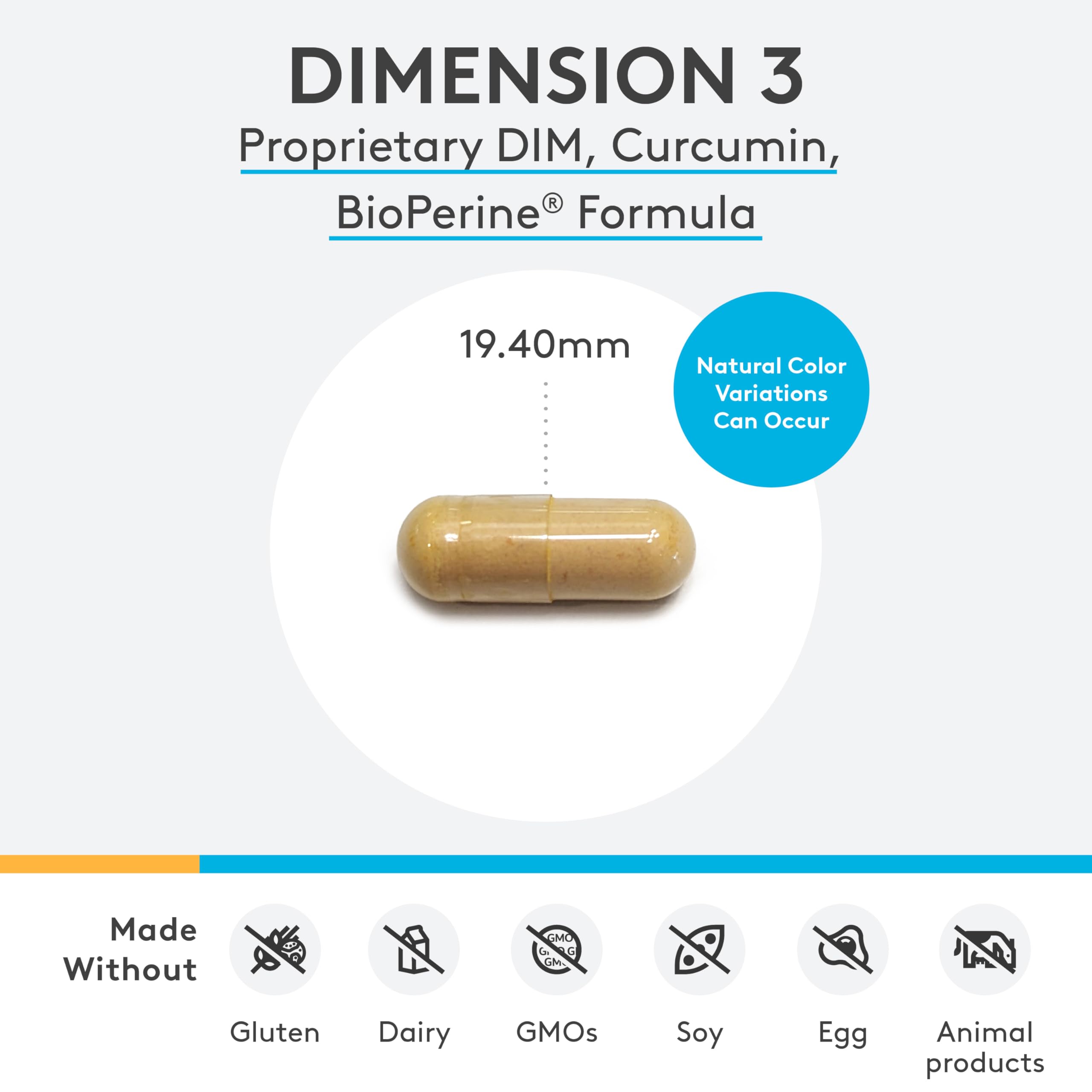 Foto 2 | Suplemento Xymogen Dimension 3 De Diindolilmetano Con Curcumina 120 Cápsulas - Venta Internacional.