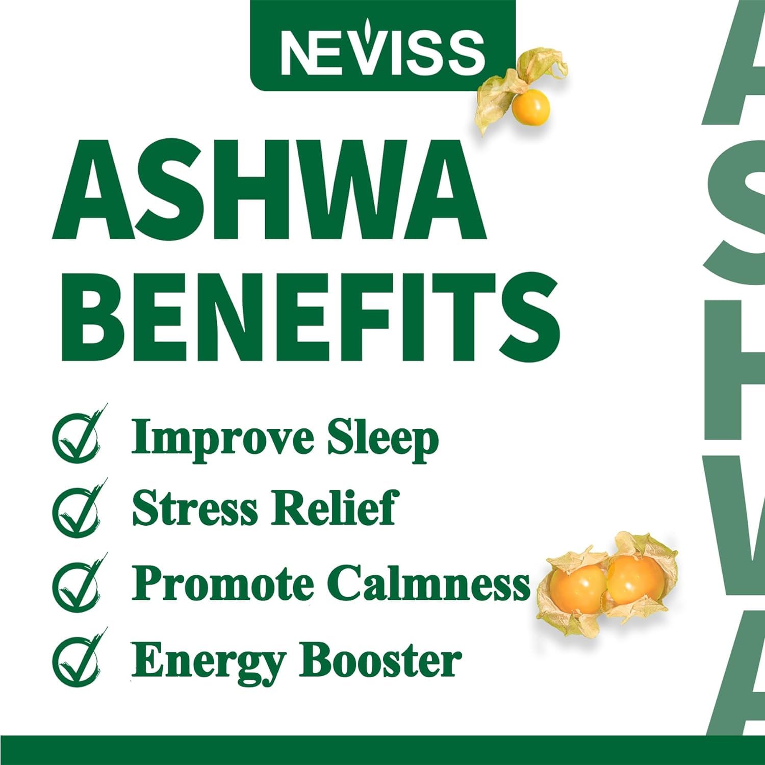 Foto 4 pulgar | Suplemento De Gomitas De Ashwagandha Neviss, 2000 Mg, 120 Unidades - Venta Internacional.
