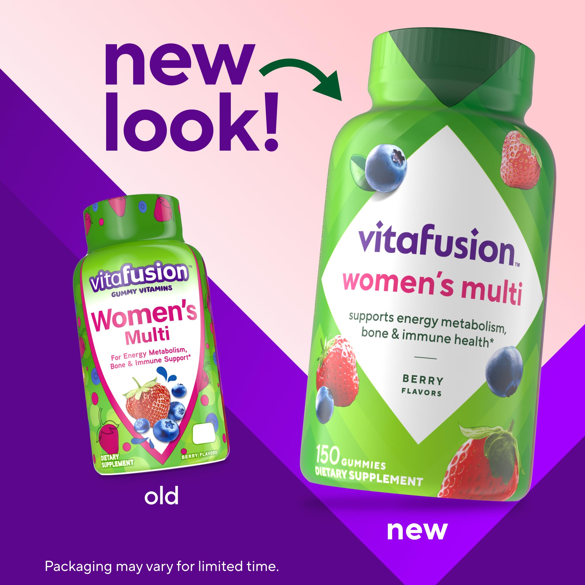 Foto 3 pulgar | Gomitas Multivitamínicas Vitafusion Para Mujer, 150 Unidades, 75 Días - Venta Internacional.
