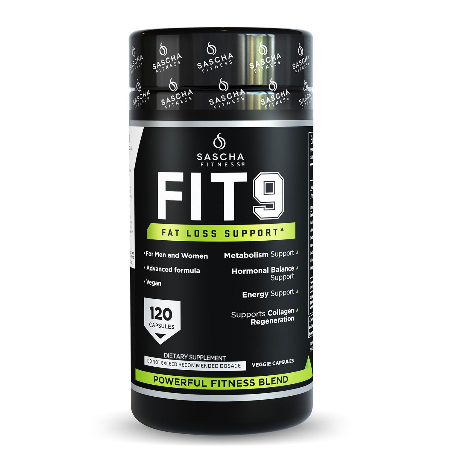 Foto 1 | Complementa La Pérdida De Grasa De Sascha Fitness Con Colágeno Support Fit9 - Venta Internacional.