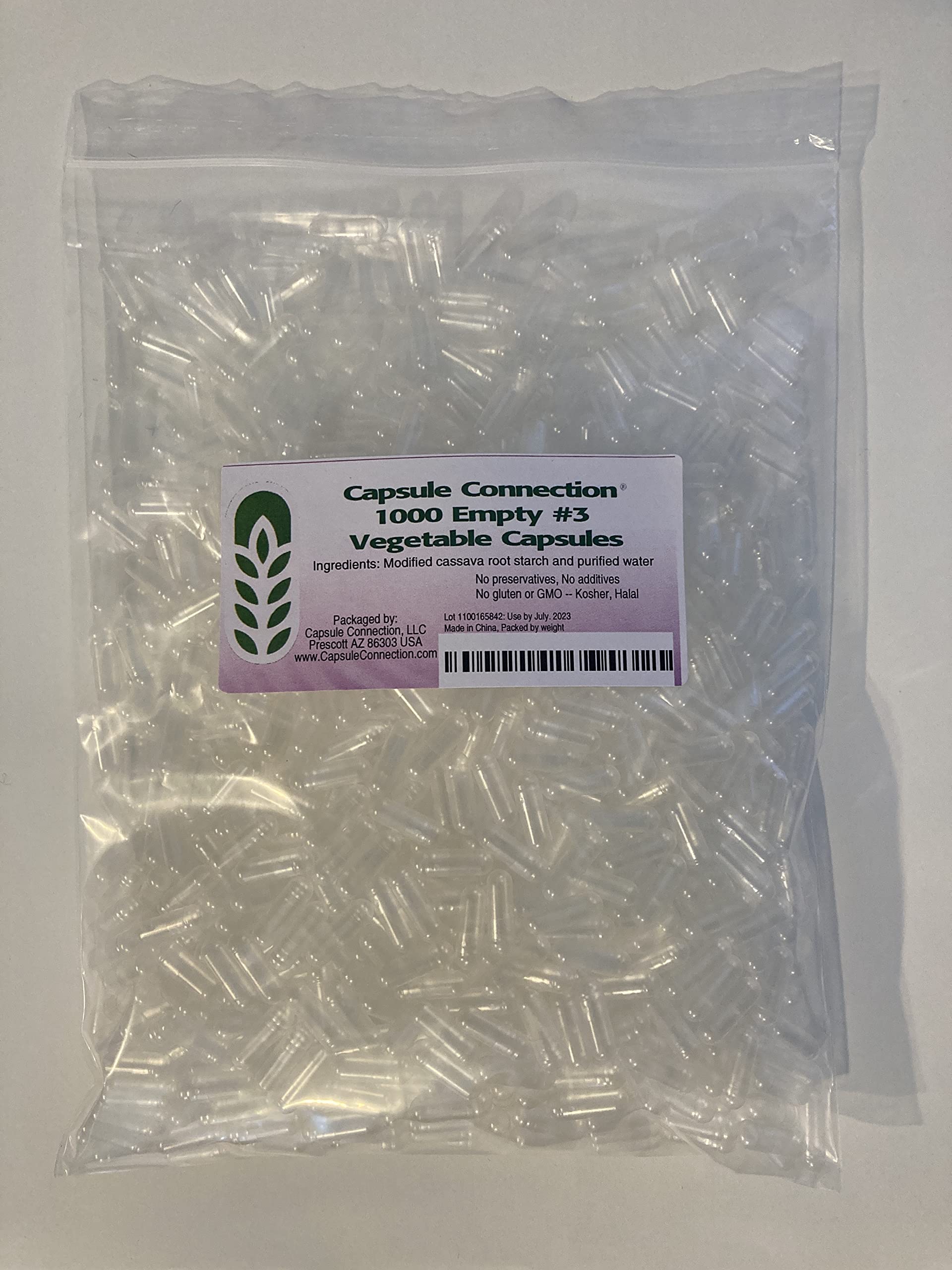 Foto 1 | Cápsulas Vacías Capsule Connection #3, Tamaño 1000, Vegetarianas - Venta Internacional.