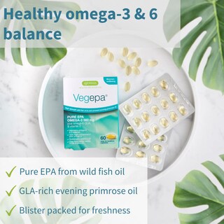 Foto 2 | Suplemento De Aceite De Pescado Silvestre Igennus Vegepa Omega 3 560 Mg 60 Cápsulas Blandas - Venta Internacional.