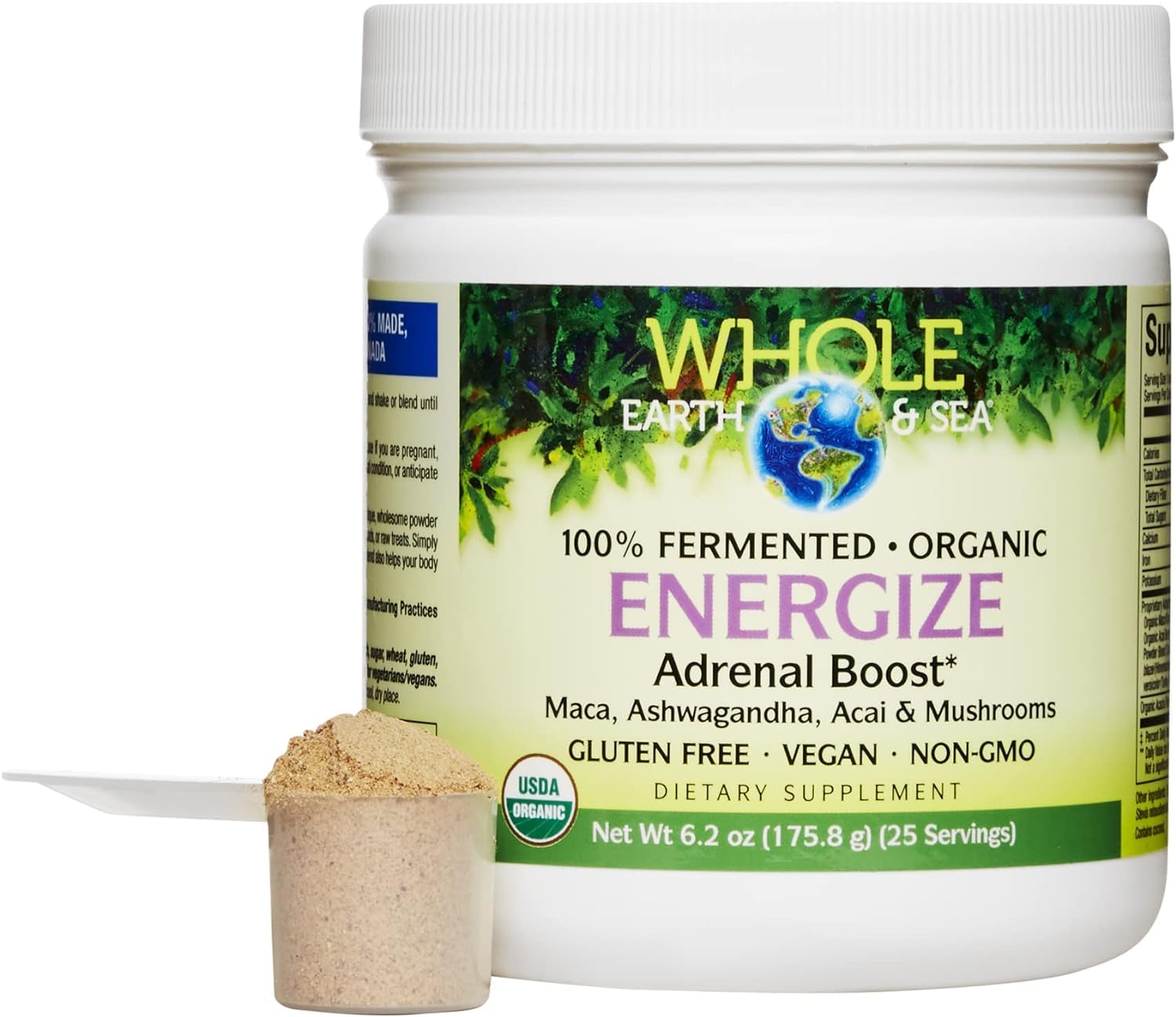 Foto 2 pulgar | Suplemento Natural Factors Whole Earth & Sea Energize 183 Ml - Venta Internacional.