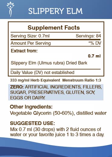 Foto 5 pulgar | Extracto Líquido Secrets Of The Tribe Slippery Elm 60 Ml - Venta Internacional.