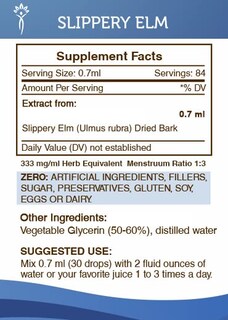 Foto 4 | Extracto Líquido Secrets Of The Tribe Slippery Elm 60 Ml - Venta Internacional.