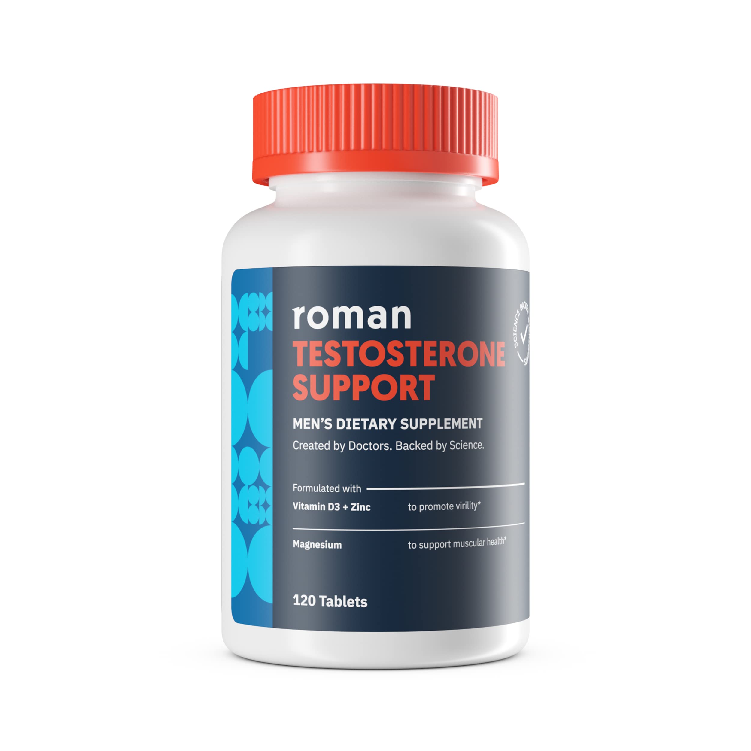 Foto 5 pulgar | Suplemento Roman Testosterone Support 120 Comprimidos - Venta Internacional.