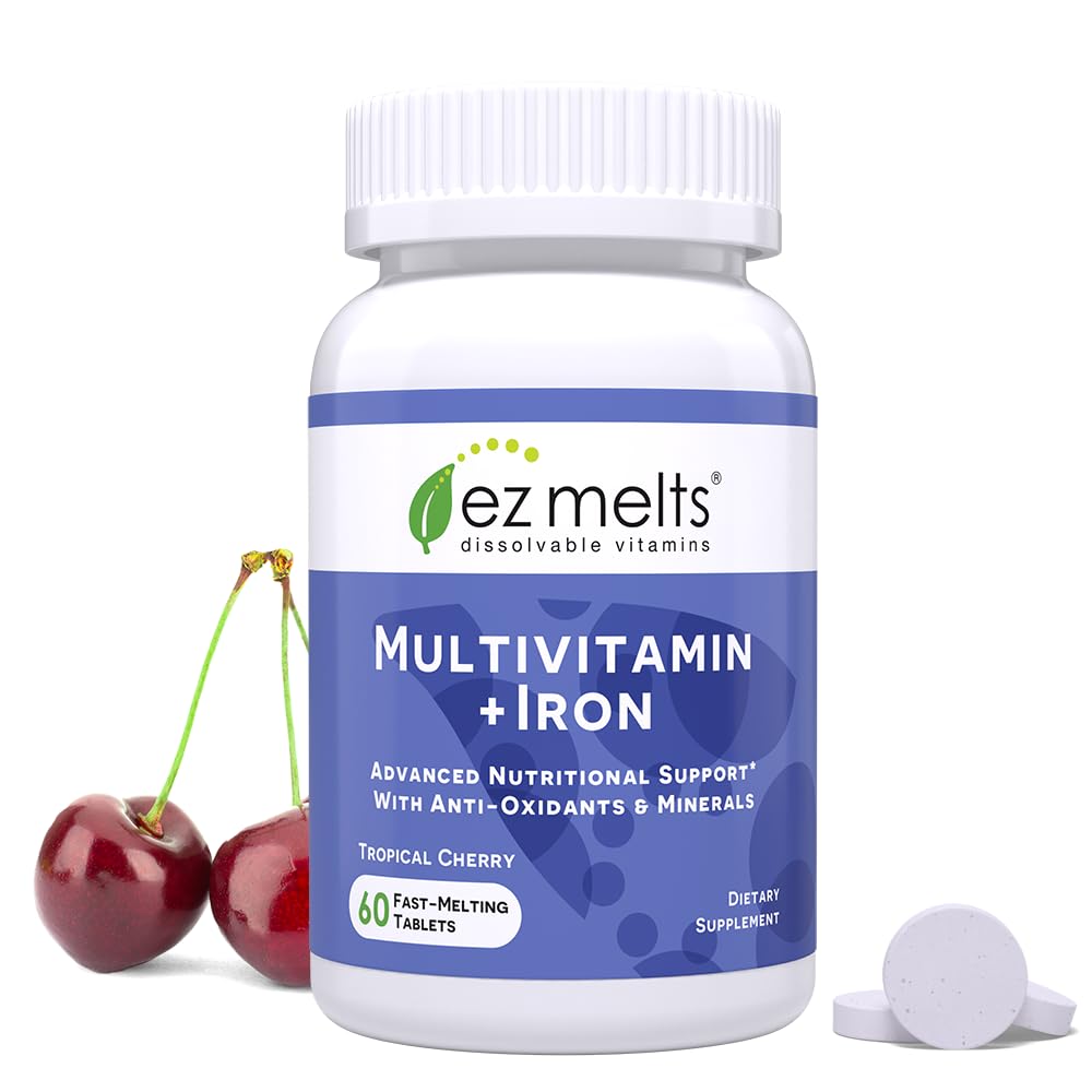 Foto 2 pulgar | Suplemento Multivitamínico Soluble Ez Melts Con Hierro Para 30 Días - Venta Internacional.