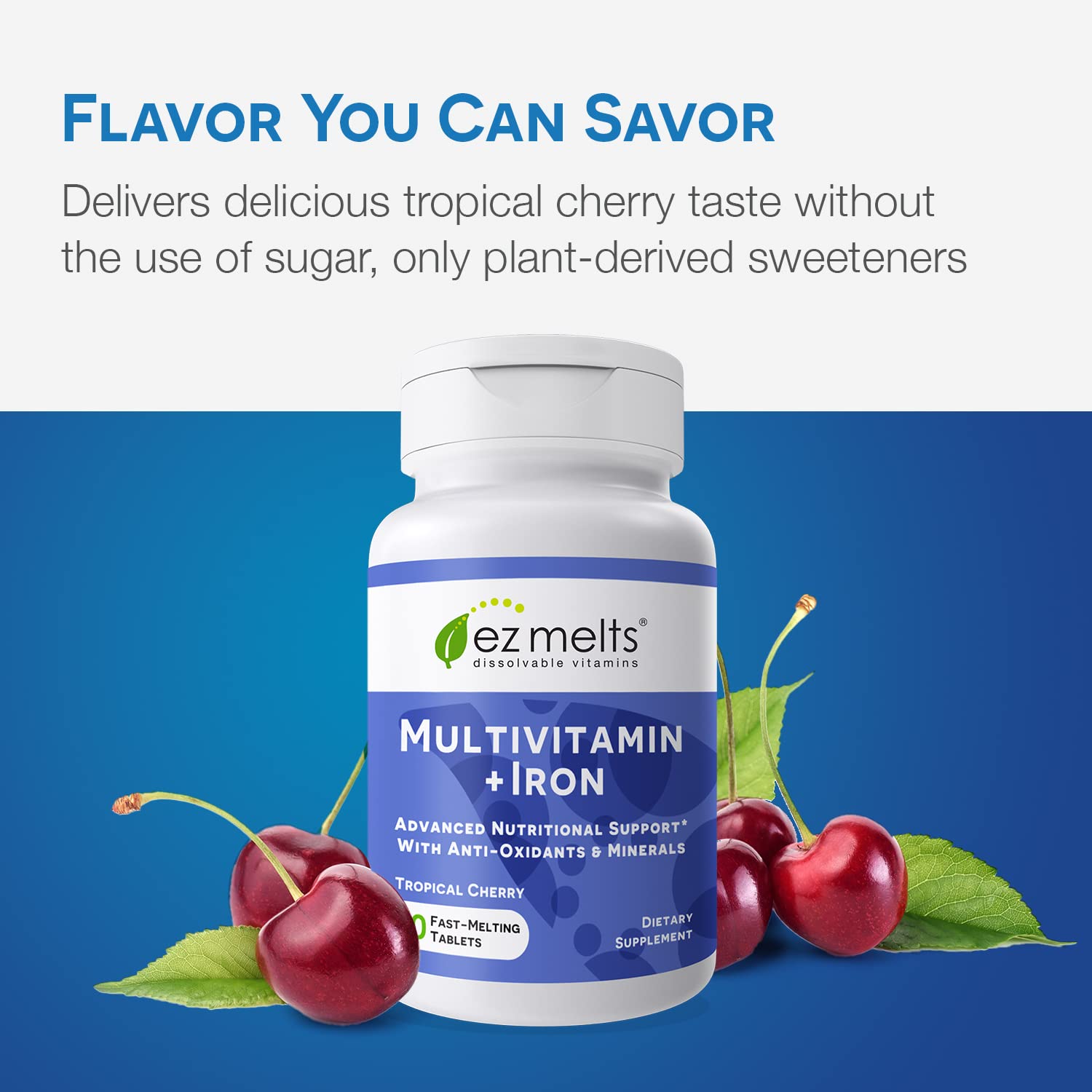 Foto 5 pulgar | Suplemento Multivitamínico Soluble Ez Melts Con Hierro Para 30 Días - Venta Internacional.