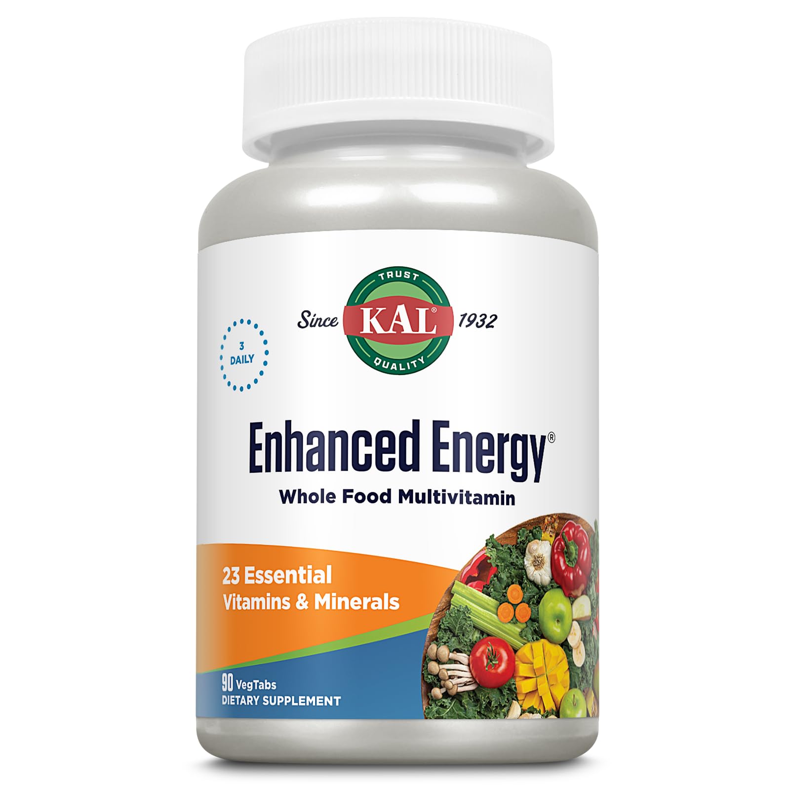 Foto 2 pulgar | Suplemento Kal Enhanced Energy 90 Tabletas - Venta Internacional.