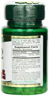 Foto 2 | Suplemento Nature's Bounty B-12 De Disolución Rápida 500 Mcg X300 - Venta Internacional.