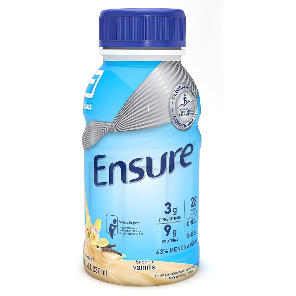 Foto 3 pulgar | Suplemento Alimenticio Adulto Ensure 237ml 16pz Vainilla