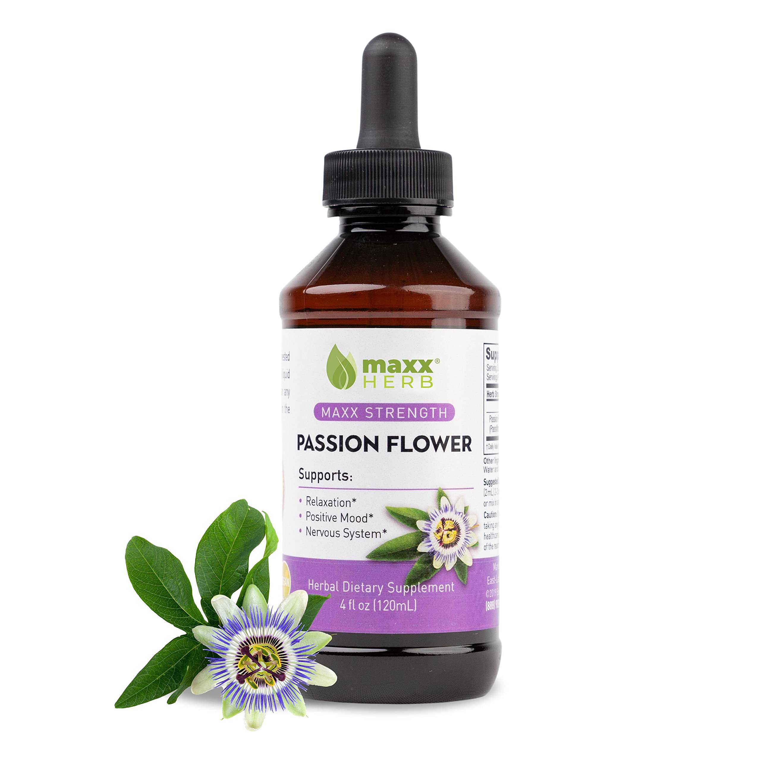 Foto 2 pulgar | Extracto De Pasiflora De Máxima Potencia 120 Ml - Maxx Herb - Venta Internacional.