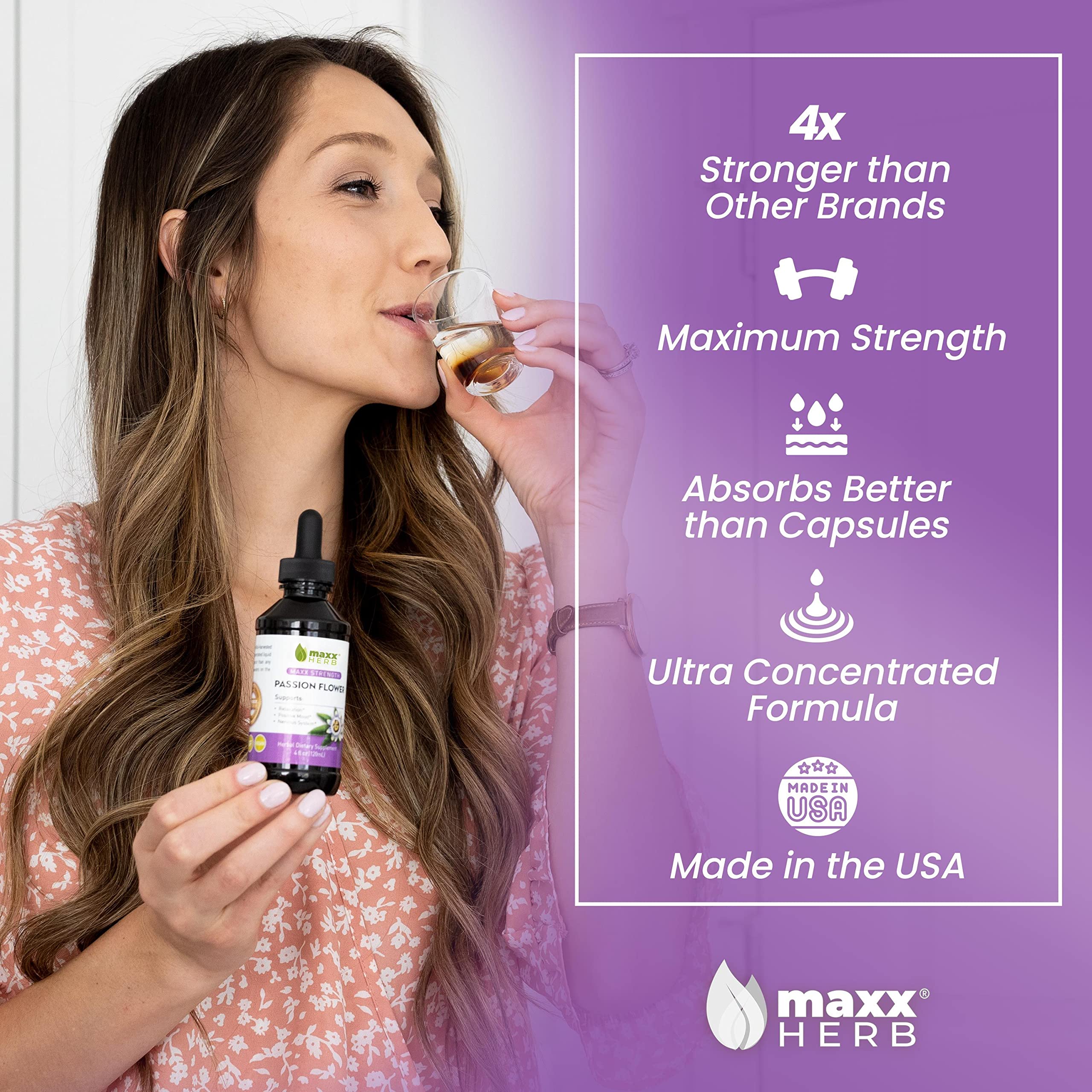 Foto 3 pulgar | Extracto De Pasiflora De Máxima Potencia 120 Ml - Maxx Herb - Venta Internacional.