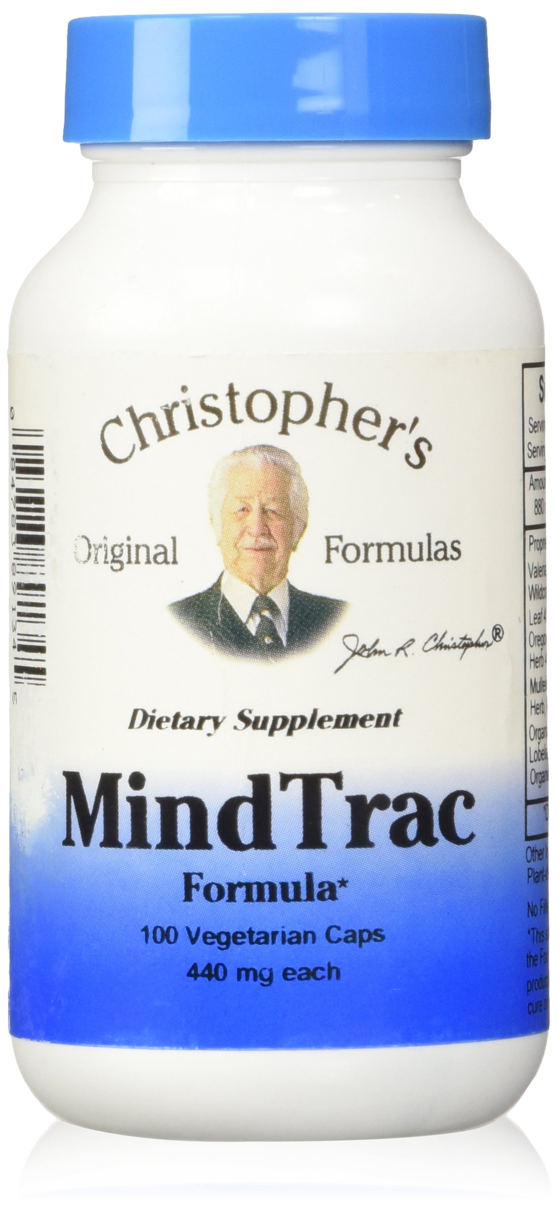 Foto 2 pulgar | Cápsulas Herbales Dr. Christopher's Mindtrac, 100 Unidades - Venta Internacional.