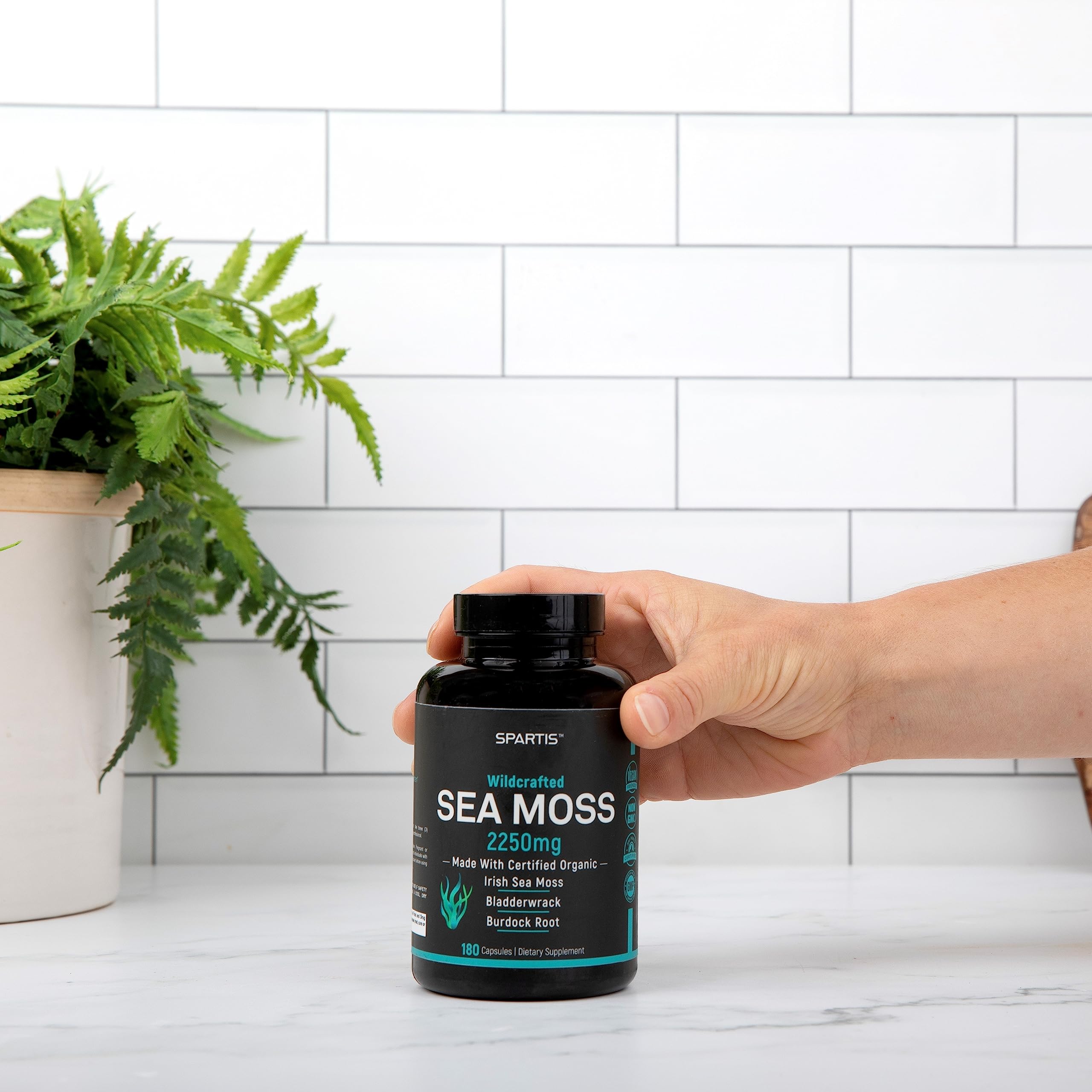 Foto 7 pulgar | Suplemento Spartis Sea Moss 2250 Mg Con Fucus Y Raíz De Bardana - Venta Internacional.