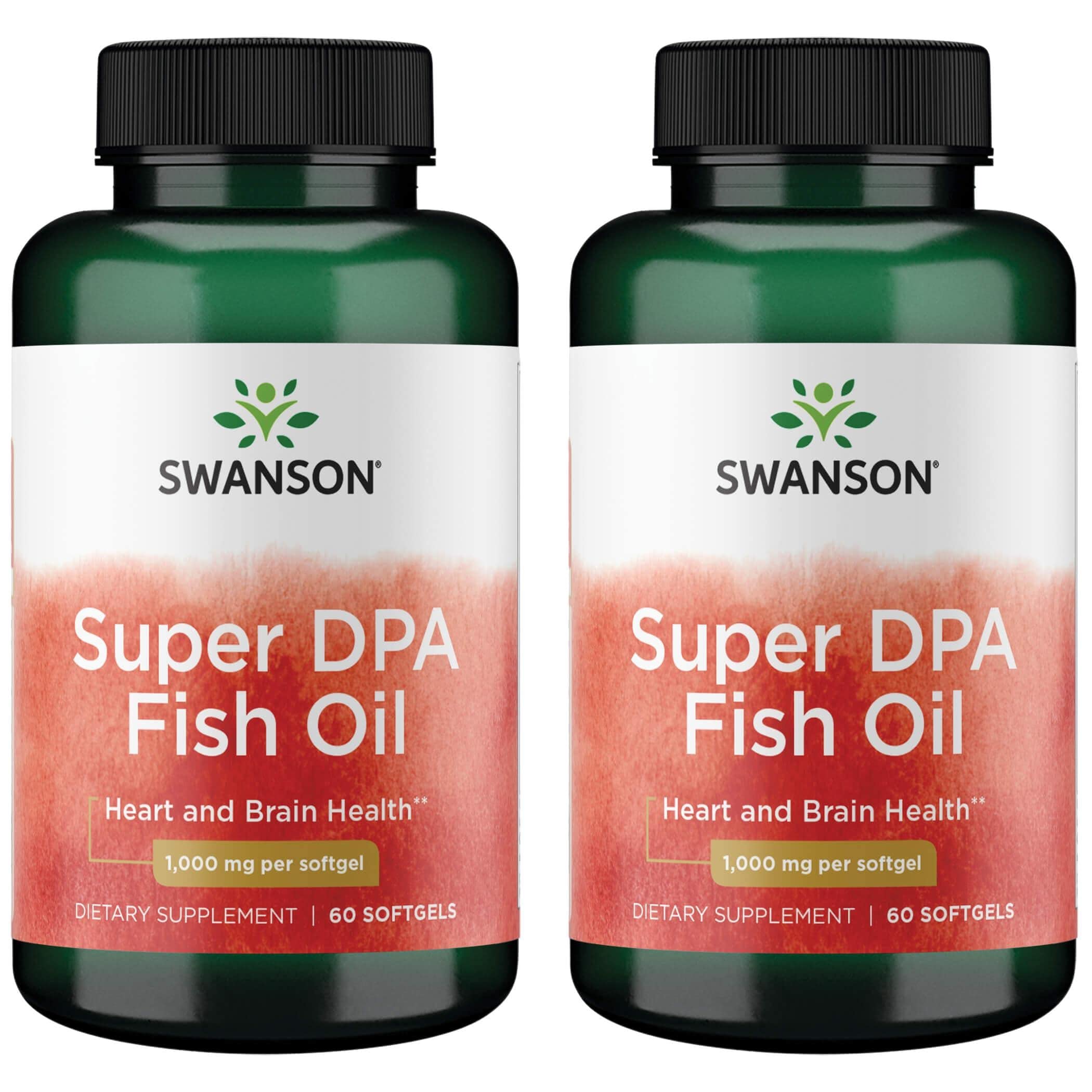 Foto 2 pulgar | Aceite De Pescado Swanson Super Dpa, 1000 Mg, 60 Cápsulas Blandas, Paquete De 2 - Venta Internacional.