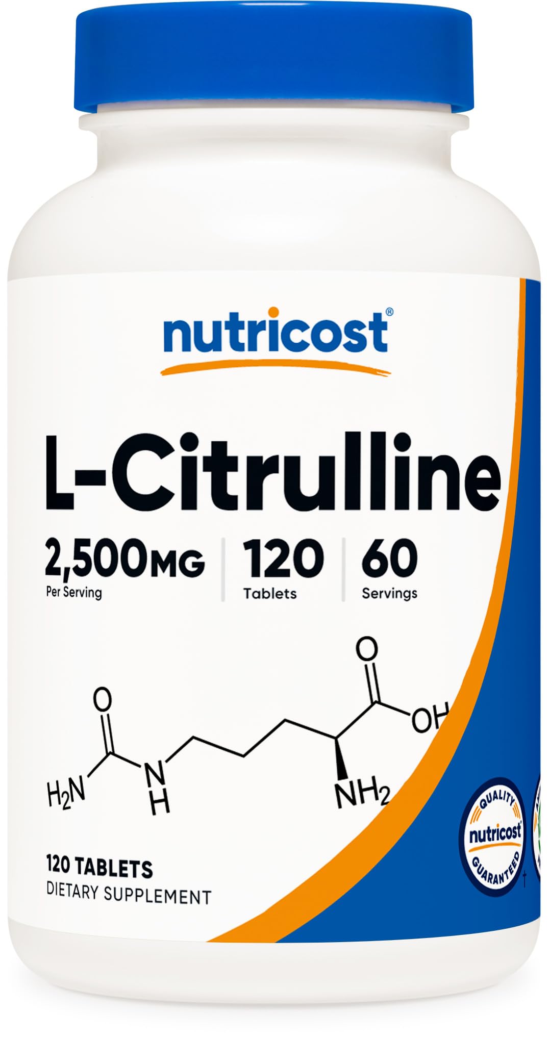 Foto 1 | Suplemento Nutricost L-citrulina 2500 Mg 120 Comprimidos - Venta Internacional.