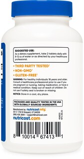 Foto 4 | Suplemento Nutricost L-citrulina 2500 Mg 120 Comprimidos - Venta Internacional.