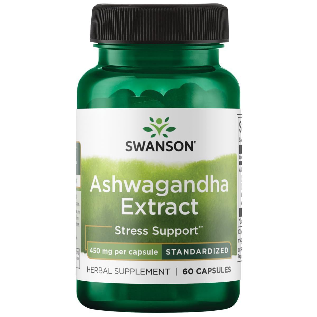 Foto 2 pulgar | Suplemento De Extracto De Ashwagandha De Swanson 450 Mg (60 Cápsulas) - Venta Internacional.