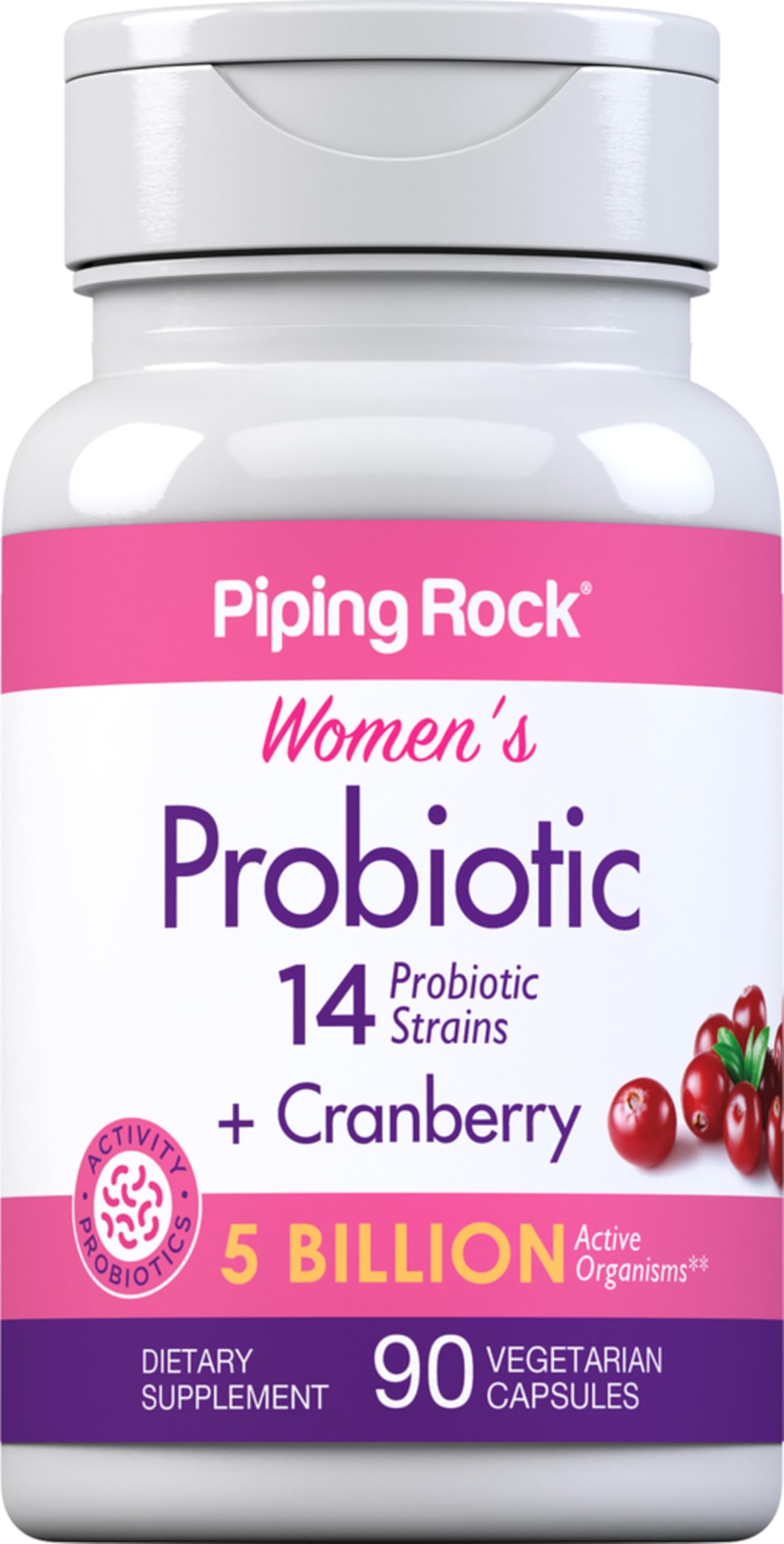 Foto 1 | Suplemento Probiótico Piping Rock Con Arándano Para Mujer, 90 Cápsulas - Venta Internacional.