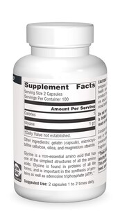 Foto 3 | Suplemento Source Naturals Glicina 500 Mg - 200 Cápsulas - Venta Internacional.