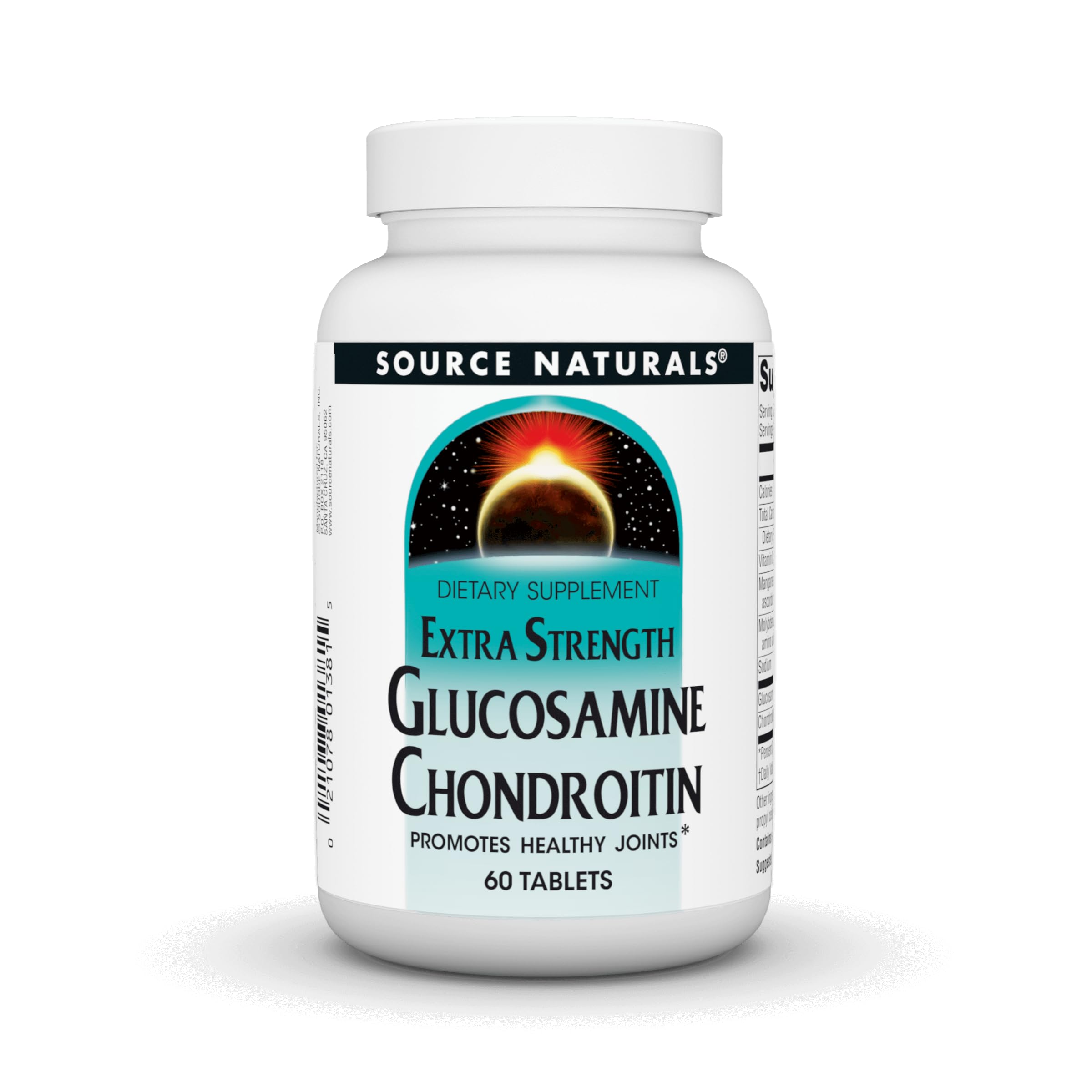 Foto 2 pulgar | Supplement Source Naturals Extra Strength, Glucosamina Y Condroitina, 60 Comprimidos - Venta Internacional.