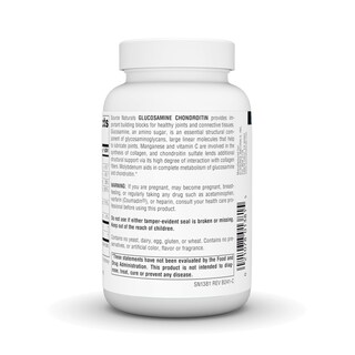 Foto 3 | Supplement Source Naturals Extra Strength, Glucosamina Y Condroitina, 60 Comprimidos - Venta Internacional.
