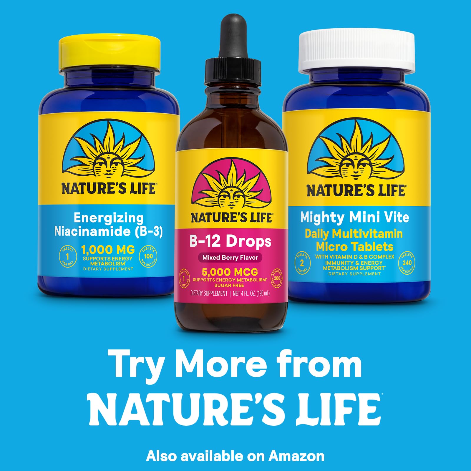 Foto 7 pulgar | Suplemento Nature's Life B12 Drops 5000 Mcg De Vitamina B12 120 Ml - Venta Internacional.