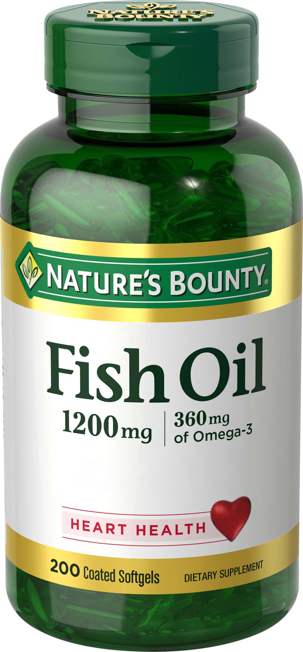 Foto 2 pulgar | Suplemento De Aceite De Pescado Nature's Bounty 1200 Mg 360 Mg De Omega-3 - Venta Internacional.