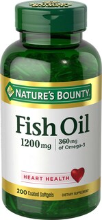 Foto 1 | Suplemento De Aceite De Pescado Nature's Bounty 1200 Mg 360 Mg De Omega-3 - Venta Internacional.