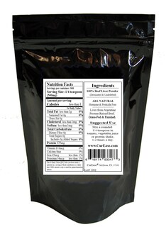 Foto 3 | Suplemento Curease En Polvo De Hígado De Res, 453 G, Sin Pesticidas - Venta Internacional.
