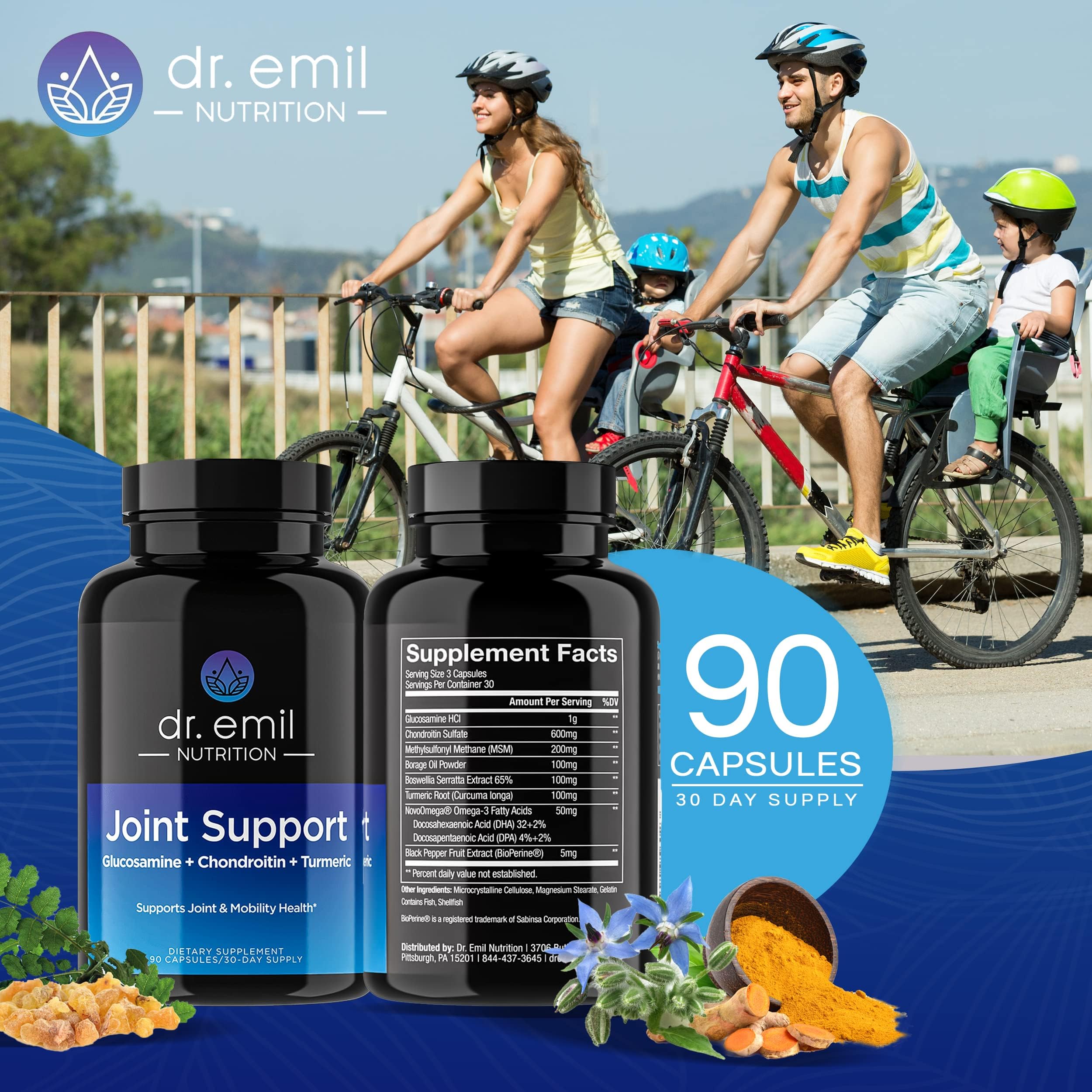Foto 7 pulgar | Suplemento Para Ayudar A Las Articulaciones Dr. Emil Nutrition Con Glucosamina 60 Cápsulas - Venta Internacional.