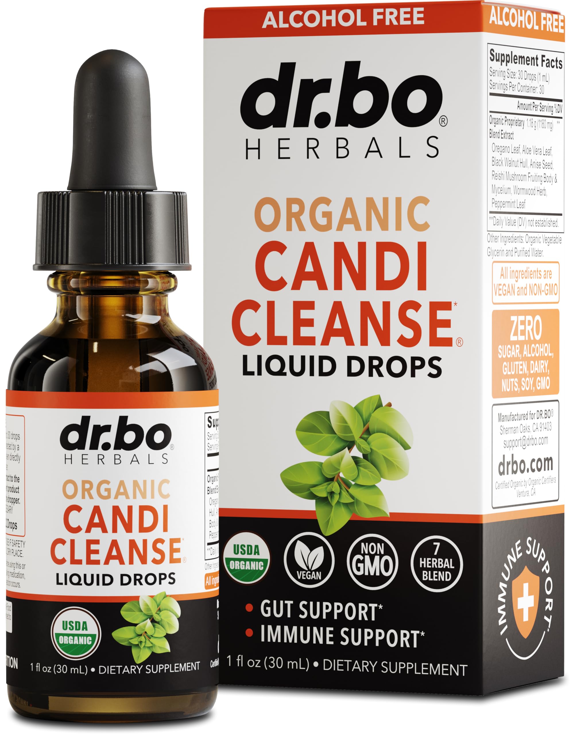 Foto 2 pulgar | Suplemento En Gotas Dr. Bo Candi Cleanse Support, 30 Ml - Venta Internacional.