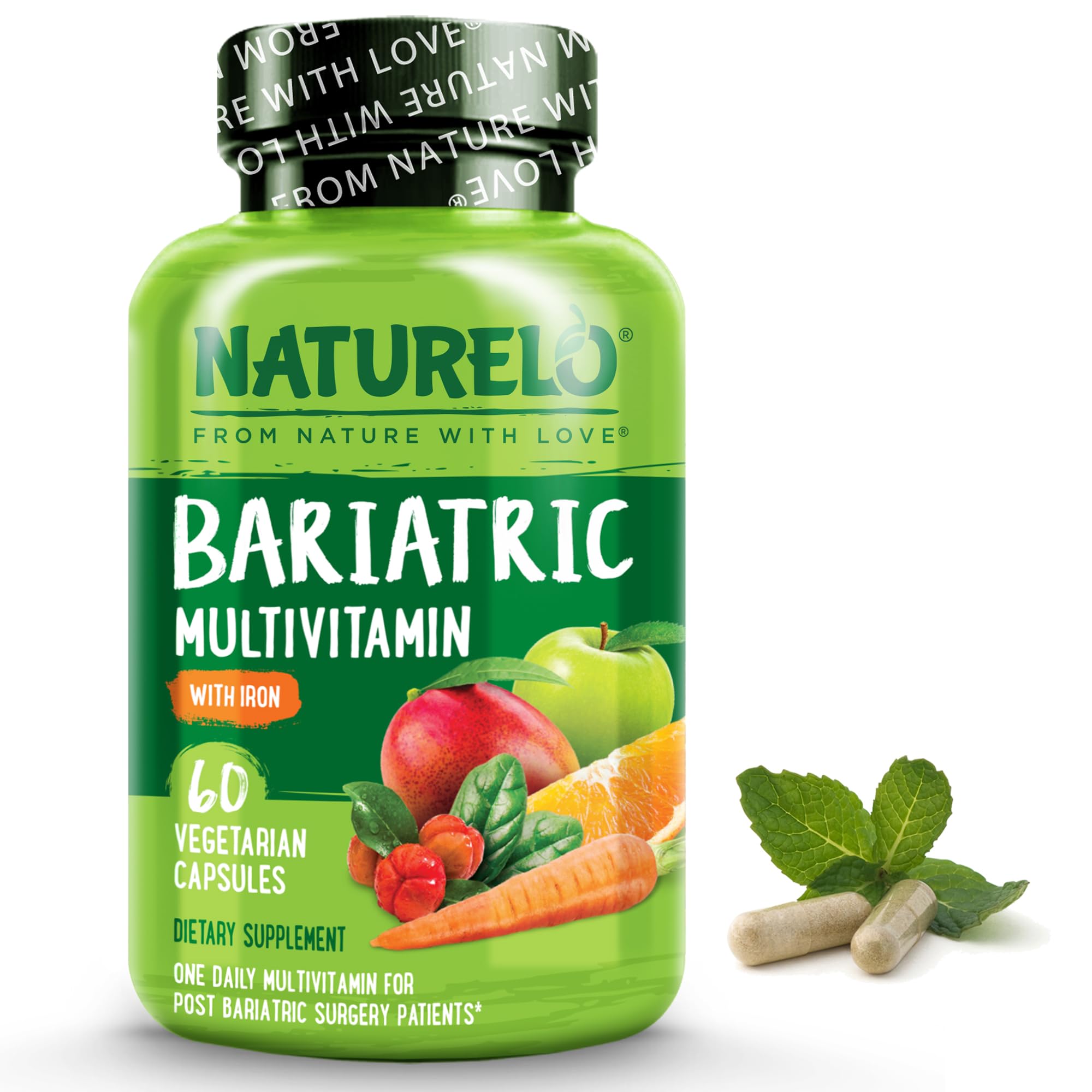 Foto 2 pulgar | Suplemento Multivitamínico Bariátrico Naturelo 60 Cápsulas Vegetarianas - Venta Internacional.