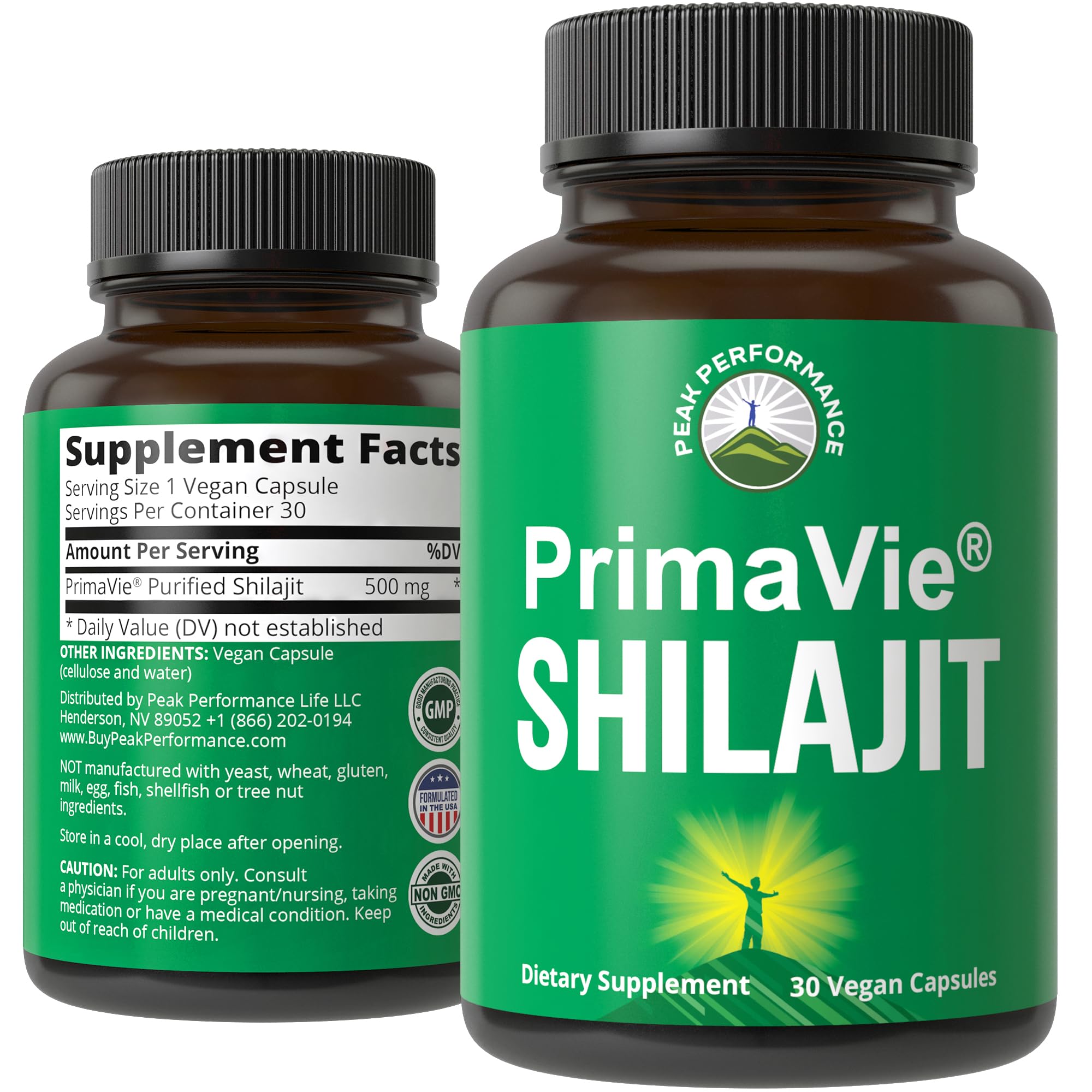 Foto 2 pulgar | Suplemento En Cápsulas Primavie Shilajit De Peak Performance - Venta Internacional.