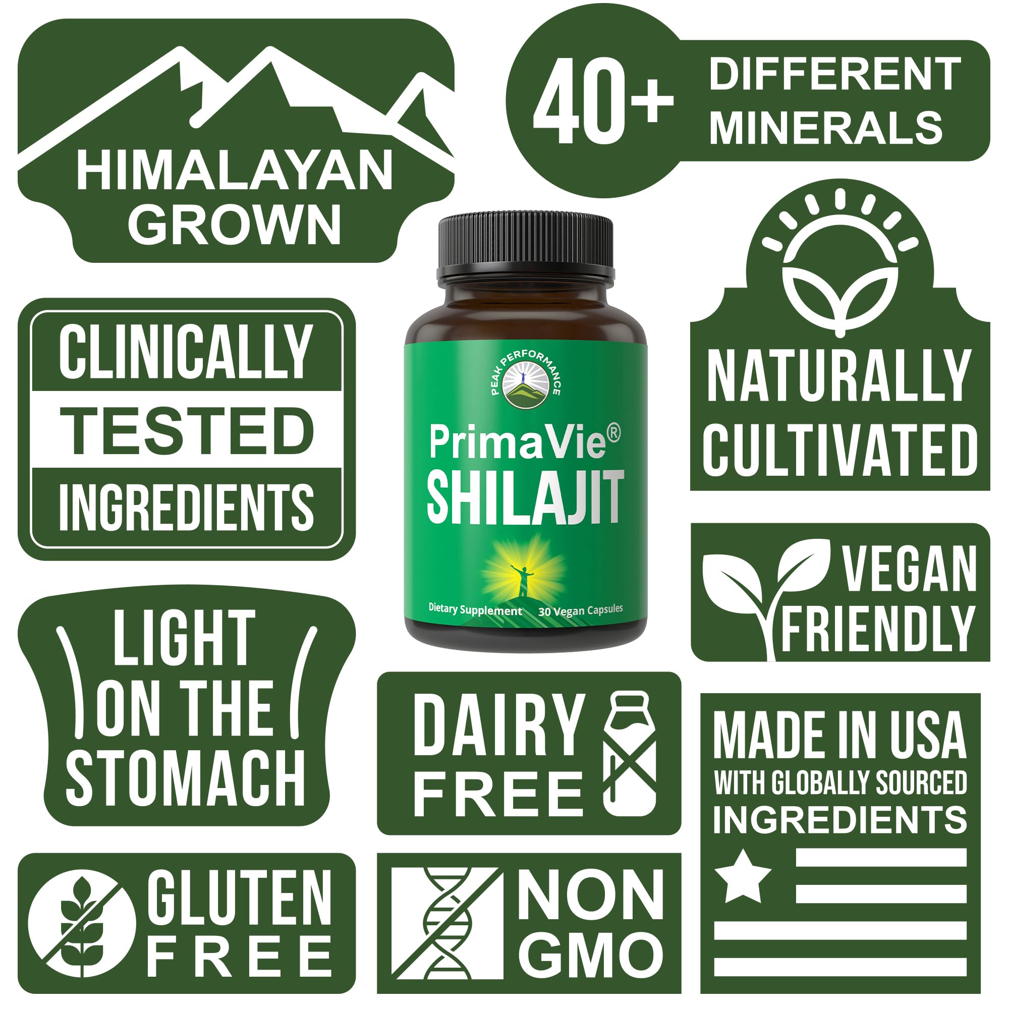 Foto 4 pulgar | Suplemento En Cápsulas Primavie Shilajit De Peak Performance - Venta Internacional.