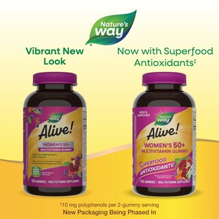 Foto 2 | Gomitas Multivitamínicas Nature's Way Alive Para Mujeres Mayores De 50 Años, 150 Unidades - Venta Internacional.
