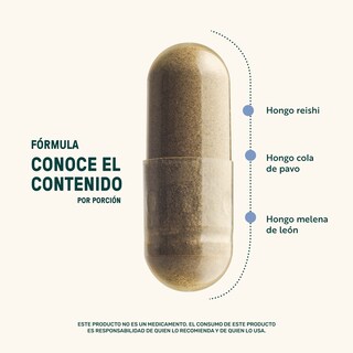 Foto 3 | Zen Blend Life 360+ 60 Cápsulas Reishi Cola De Pavo
