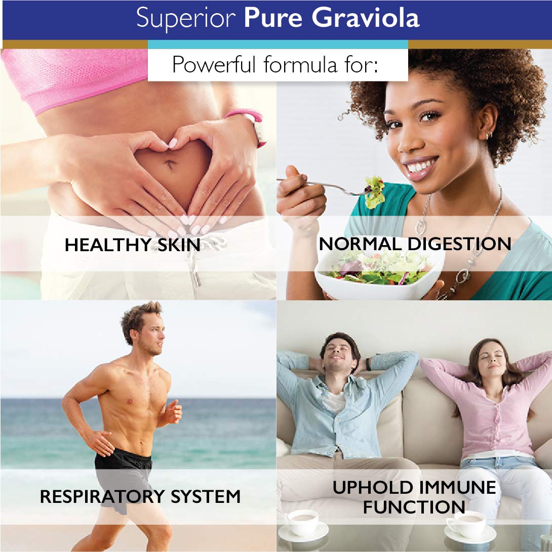 Foto 6 pulgar | Suplemento Dietético Superior Labs Pure Graviola 1200 Mg 120 Cápsulas - Venta Internacional.