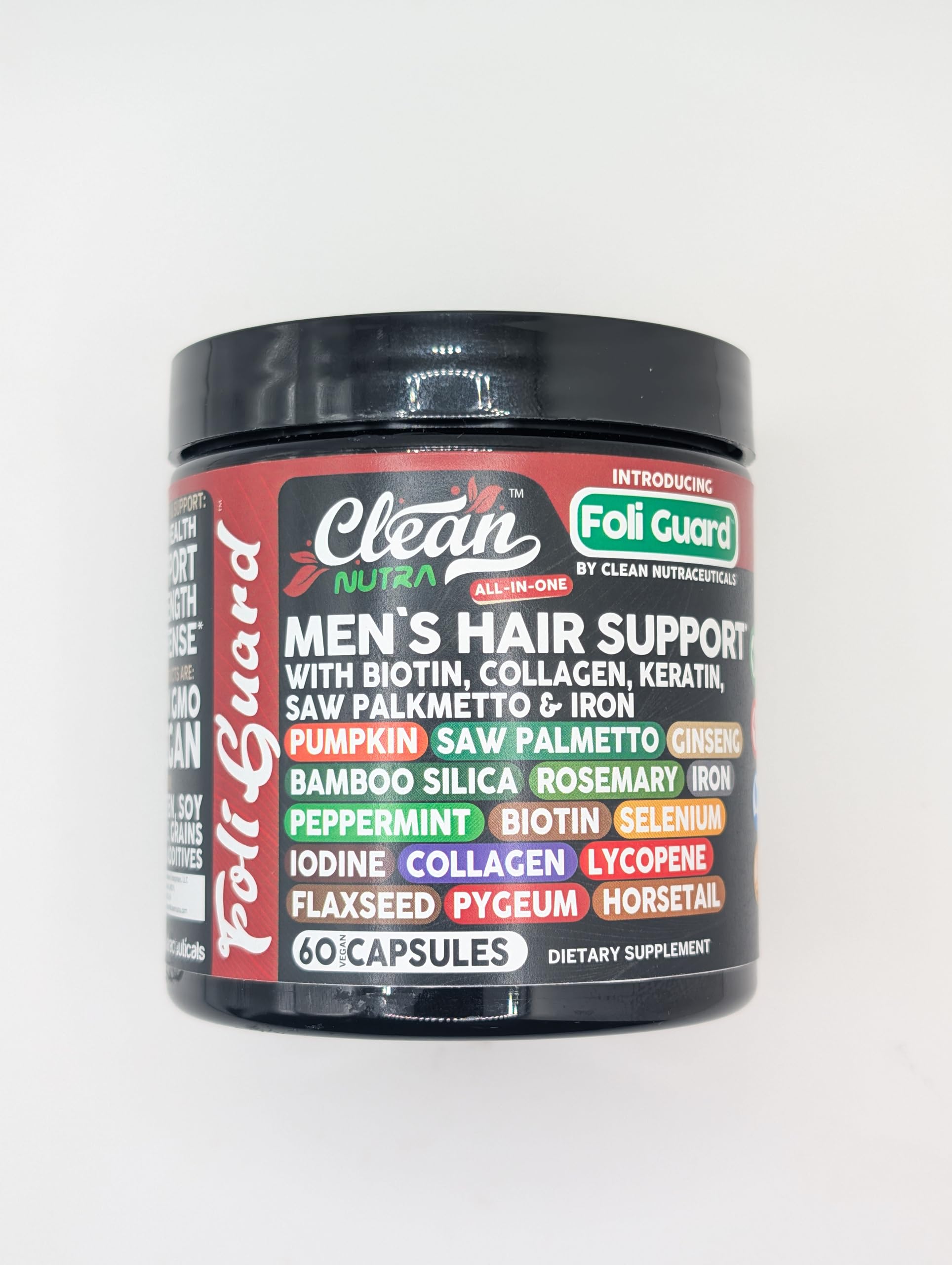 Foto 6 | Suplemento Para El Crecimiento Del Cabello Clean Nutraceuticals Foli-guard Men - Venta Internacional.