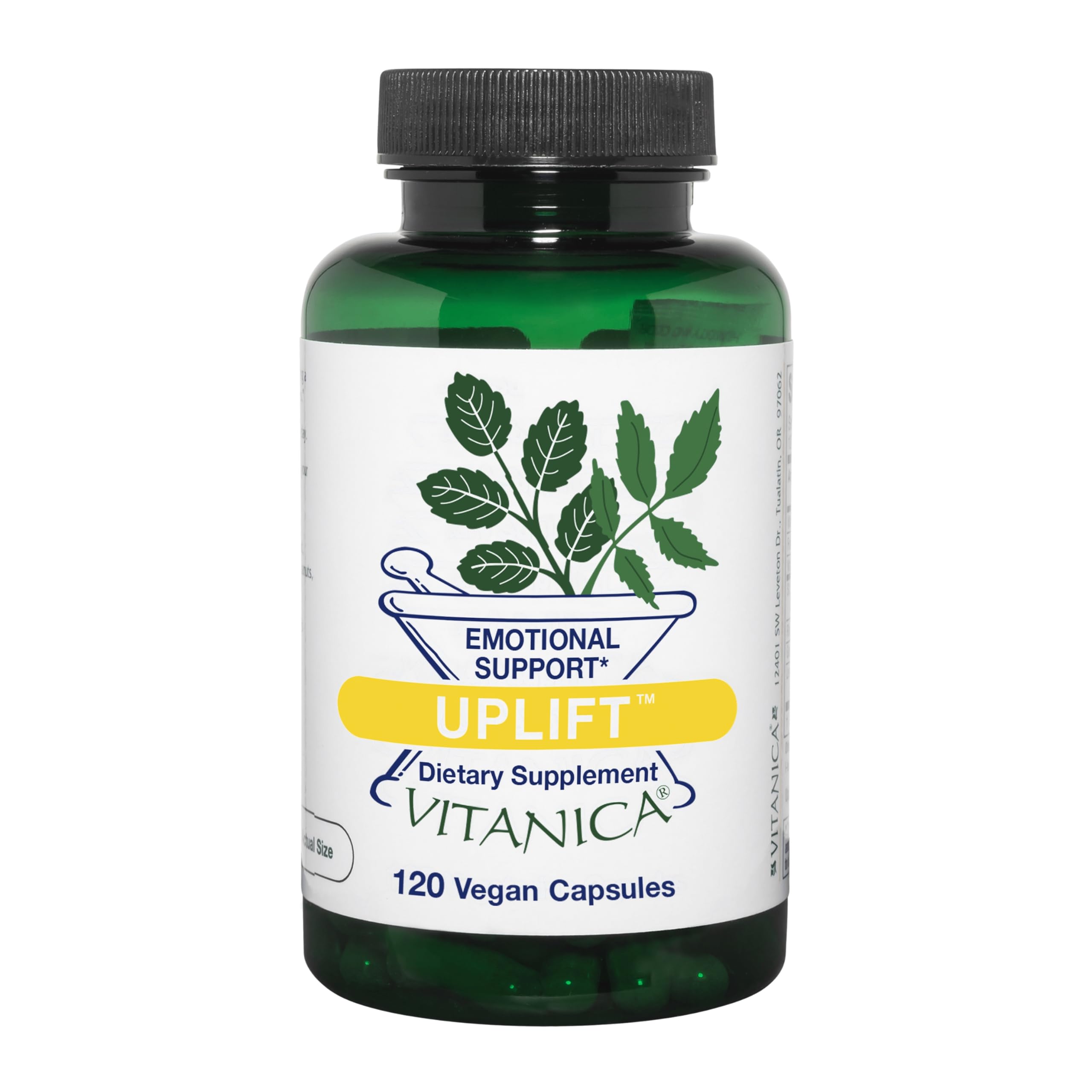 Suplemento Vitanica Uplift Mood Emotional Support 120 Cápsulas - Venta Internacional.