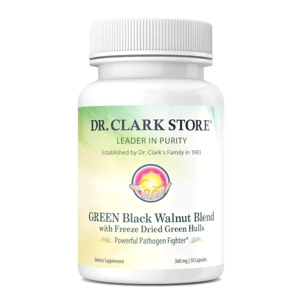 Foto 2 pulgar | Suplemento Dietético Dr. Clark Green Black Walnut 360 Mg 50 Cápsulas - Venta Internacional.
