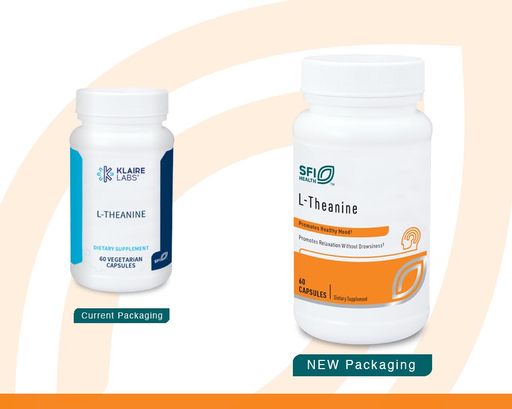Foto 3 pulgar | Suplemento De L-teanina De Klaire Labs, 100 Mg, Sunteanina, 60 Cápsulas - Venta Internacional.