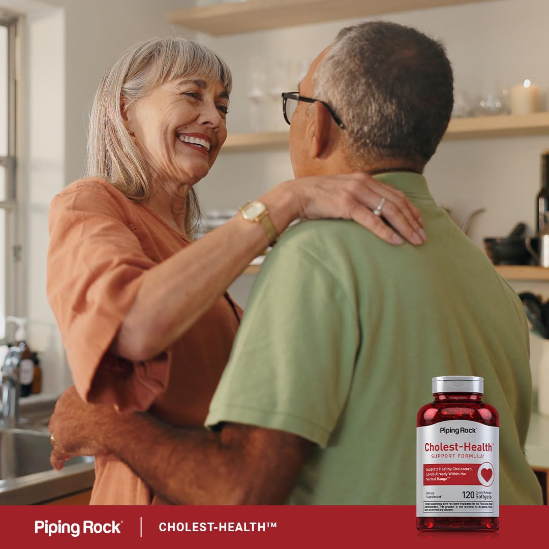 Foto 6 | Suplemento Piping Rock Cholesterol Health 120 Cápsulas Blandas - Venta Internacional.