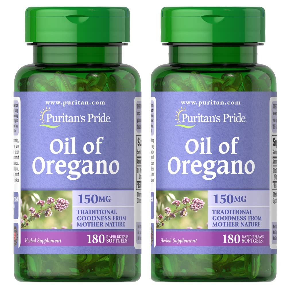 Foto 1 | Suplemento De Extracto De Aceite De Orégano Puritan's Pride, 150 Mg, 360 Cápsulas - Venta Internacional.
