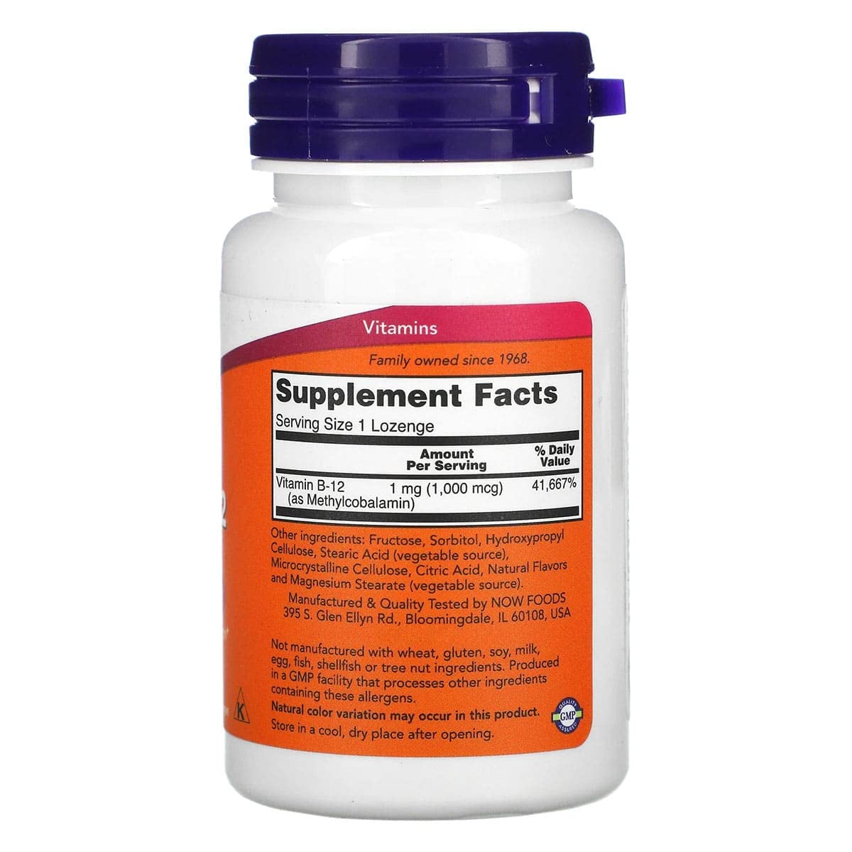 Foto 3 pulgar | Suplemento De Metil B-12 De Now Foods, 1000 Mcg, 200 Pastillas, 2 Veces - Venta Internacional.