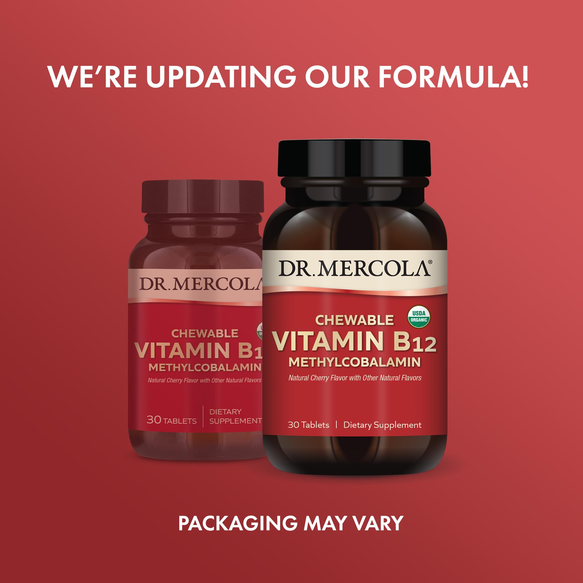 Foto 4 pulgar | Suplemento De Vitamina B12 Masticable Dr. Mercola 30 Comprimidos - Venta Internacional.