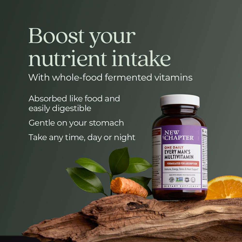 Foto 5 pulgar | Multivitamínico New Chapter Every Man's One Daily 96 Ct Men - Venta Internacional.